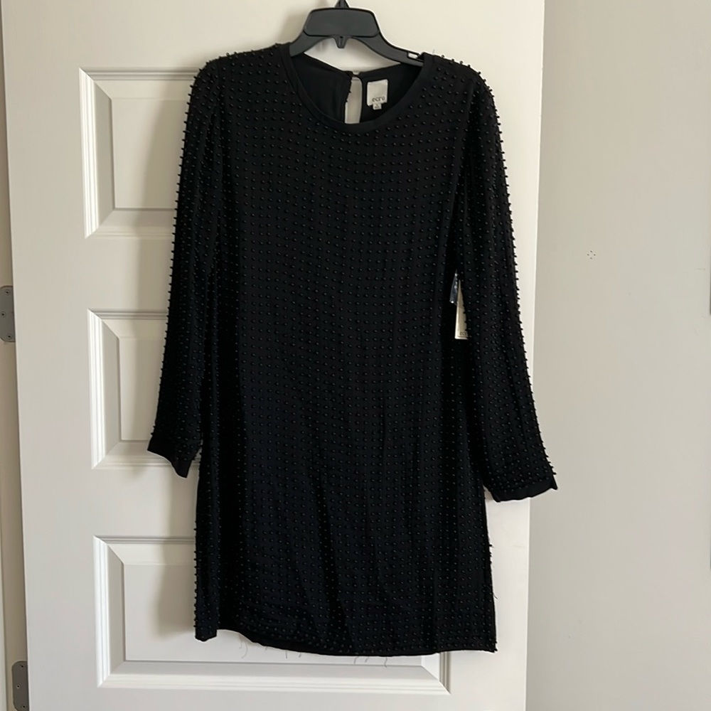 NWT Black Beaded Dress